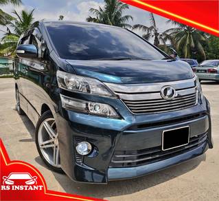 Toyota VELLFIRE 2.4 (A) Z FACELIFT 2 P/DOOR ZP PPF