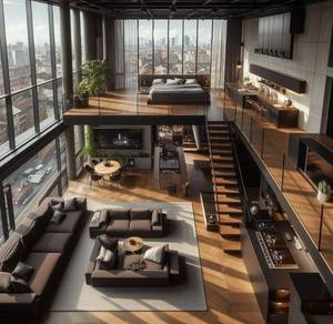 Bukit Jalil Penthouse Sky Duplex [1700 Sqft With FULL FURNITURES ]