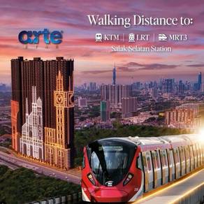 TERMURAH 🔥CASHBACK‼️Arte Star London Design Condo walk to MRT LRT KTM