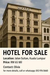 For🏨Sale – Prime Hotel @ KL City Centre