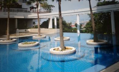 Sea view tower condo 2cp furnish harbour place  chain ferry