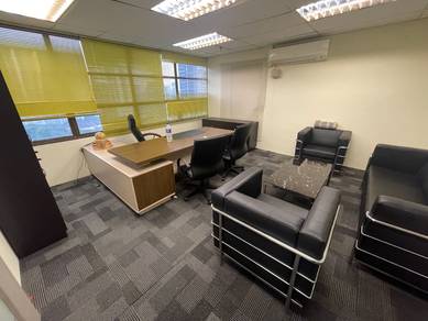 Rent Office Faber Tower Furnish Taman Desa 1500sf 