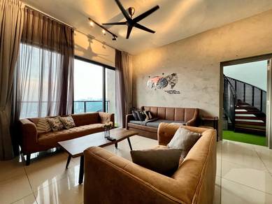 Renovated Fully Furnished Duplex Penthouse Condo Astoria Ampang