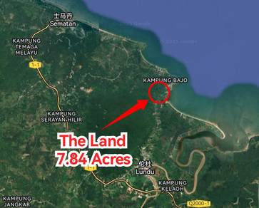 7.84 Acres Land at Lundu, Bajo, Kuching