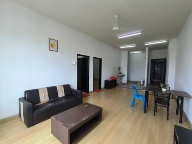 RENT KK Jln UMS 1Borneo Condo Mid Floor 2Bedroom Partly Furnish 880 sf