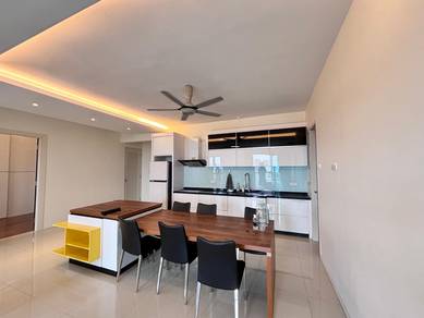 Raffel Tower High Floor 1,600sf Seaview Fully Furnished @ Gelugor