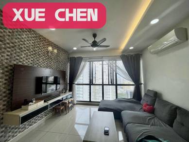 {MOVE IN CONDITION} SKYCUBE RESIDENCE 1244sf CITY VIEW 2cp SUNGAI ARA