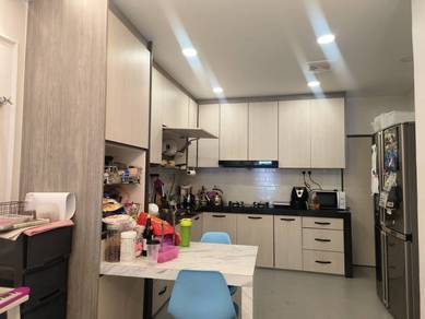 Kitchen Fully Extended 2 Storey Terrace For Sale @ Taman Saga, Ampang