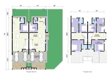 Jenjarom Freehold Melayu Rizab Double Storey Dkt Sekolah & Masjid