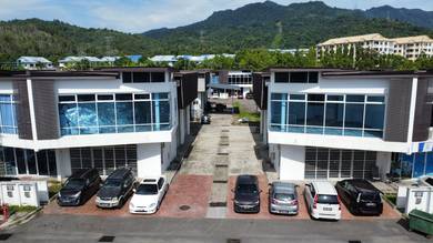 FoR SALE | 1 ½ Storey Semi-D Warehouse |Telipok |  Sierra Biz Hub