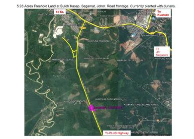 5.93 Acres Land at Buloh Kasap, Segamat, Johor for Sale
