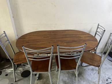 meja makan 6 seater