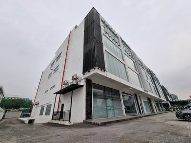 ENDLOT WITH BASEMENT CAR PARKS | Semi-D 4 Storey Factory, Shah Alam