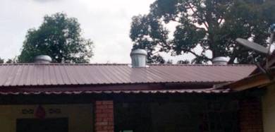 Pemasangan Turbine Ventilator di Pantai Timur