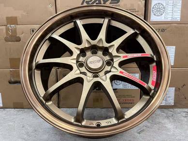 New rim 17x8jj volk rays ce28 ativa vios city