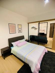 Condo Rent Dsara Sentral Sg Buloh Selangor 504sf Furnish Studio 1CPark
