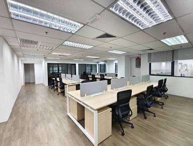 Office Rent Wisma UOA 2  Jalan Pinang KLCC Furnish 1700sf WalkMRTLRT
