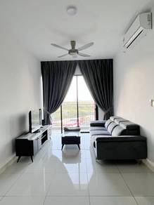 Fully Furnished 2R1B Type Amber Residence near Kota Kemuning for Rent