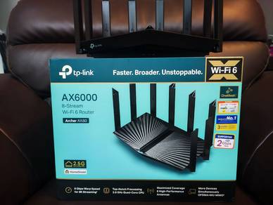 TP-Link Archer AX80 AX6000 Wi-Fi 6 Router – (USED)