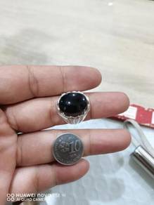 Cincin perak 925 permata akik yaman 2