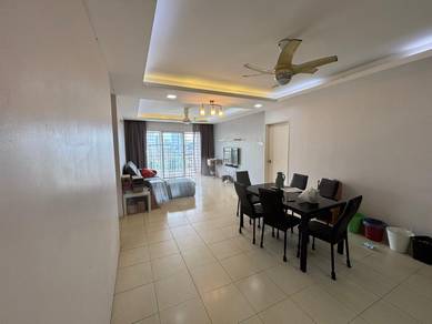 Pv 12 condo , 1207sf , 3r2b , f/furnished , renovated , setapak
