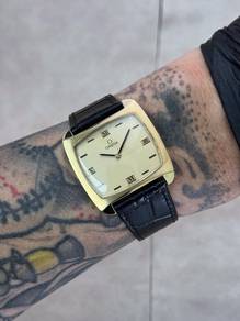 34mm 1971 Omega De Ville Tank Gold Plated Manual
