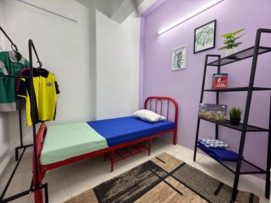 Bilik Single&Privacy-FREE Wifi,Near KLIA,SEPANG,KOTA WARISAN,MITSUI