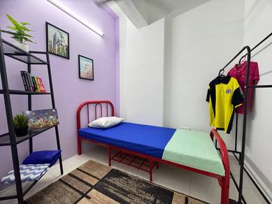 Bilik Single&Privacy-FREE Wifi,Near KLIA,SEPANG,KOTA WARISAN,MITSUI