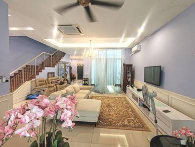 FULLY EXTENDED 💥❗24x80 Double Storey Superlink Aster Grove Denai Alam