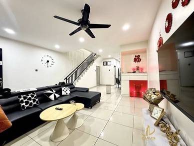Facing No House Bandar Puteri 2sty 18x95 Fully Reno Gated Guarded Sale