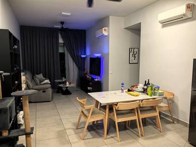 The Address Condo / Tmn Desa / Facing KL / Partially / Rent / Sewa !!