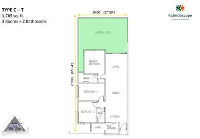 1742sqft Large Balcony Garden Deck Kaleidoscope Residensi Setiawangsa
