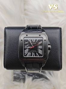 Cartier Santos 100/38mm PVD Black (2018 YEAR)