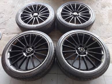 Rim 19 MERCEDES AMG Siap tayar CONTINENTAL