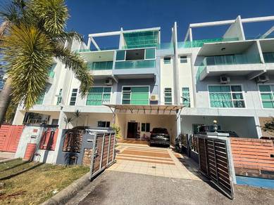 (VIEW P. PANGKOR!) Rumah teres 3.5 tingkat di Tiara Bay, Marina Island