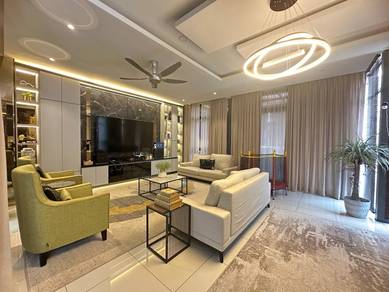 END LOT 3 Storey Courtyard Villa 16 Quartz Taman Melawati Furnished