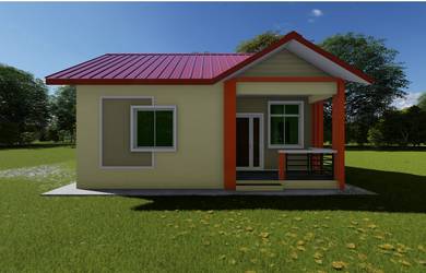 Rumah Banglo Satu Tingkat atas tanah sendiri dengan LPPSA