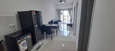 Apartment 2r1b One Equine fully furnish Seri Kembangan MRT for rent