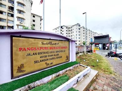 Pangsapuri Subang Suria Shah Alam FULL LOANBelow Market Price Free MOT