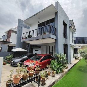( Good Condition ) 3 storey Semi-D House Saffron Puteri Heights Rawang