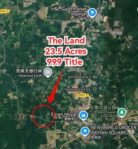 23.5 Acres Land (999 Title) at Moyan, Batu Kawa Kuching