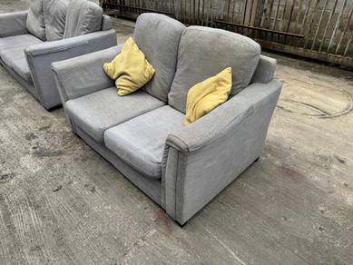5ft Highback Deep Sofa 2 Seater Fabric