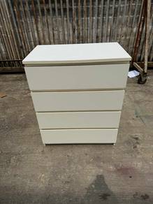 (IKEA) 4 Tier Chest Drawer Cabinet Laci