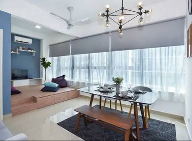 MERDEKA Promo 🇲🇾【Free Furnished & CASHBACK 40K】3/4 Bilik Kondo Baru
