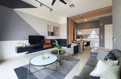 Bawah RM400K【3/4 Bilik KONDO Freehold & 100% Full Loan】Dekat KTM / MRT