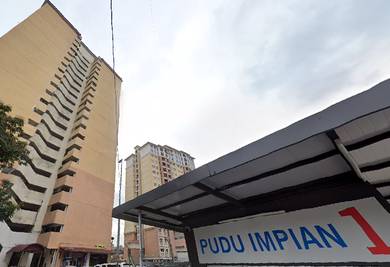 Partially Furnished Flat Pudu Impian 1 Kuala Lumpur
