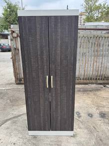 6.5ft Tall 2 Door Wardrobe Almari Baju Drawer