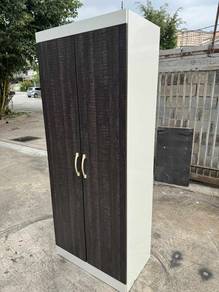 6.5ft Tall 2 Door Wardrobe Almari Baju Drawer