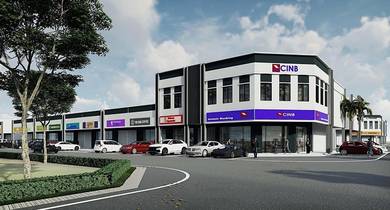 Rumah Kedai Setingkat Ambangan Heights utk Dijual