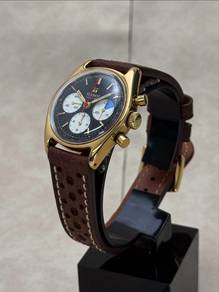 34mm 1970s Gold Plated Tissot Seastar Chronograph